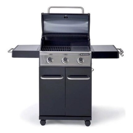 Churrasqueira Americana A Gas Black Inox - 3 Queimadores