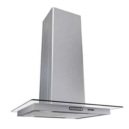 Coifa Ilha 60cm Vidro Reto Fogatti Inox